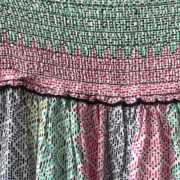 By Anthropologie Geometric Stripe Palazzo Lounge Beach Pants Size M - Picture 3 of 5